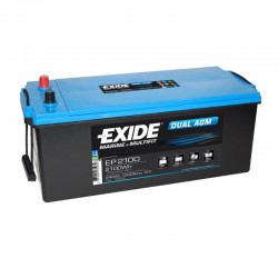 EP2100 Exide Dual AGM Batteri 12V 240Ah 1200A/EN