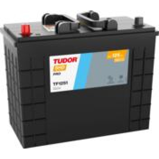 62514/TF1251 TUDOR SHD PRO 12V 125Ah 850A / EN IH/JCB  V+