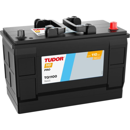 60528/TG1100 TUDOR HD PRO 12V 110Ah 750A/EN H+