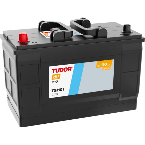 60527/TG1101 TUDOR  HD PRO 12V 110Ah 750A/ EN V+