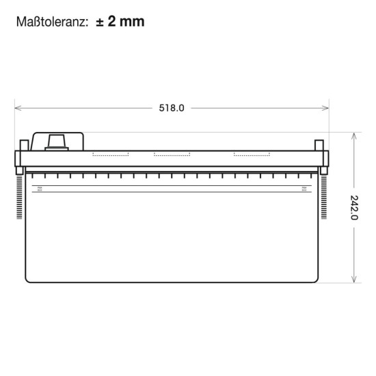 74011 Panther SHD Silver 12V 240Ah 1200A/EN