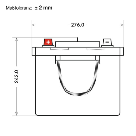 74011 Panther SHD Silver 12V 240Ah 1200A/EN