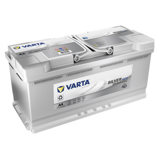 A4 Varta Silver Dynamic AGM 12v 105Ah