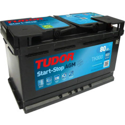 TK800 Tudor AGM 12v 80Ah