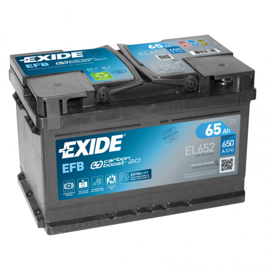 EL652 Exide EFB 12V 65Ah 650A/EN