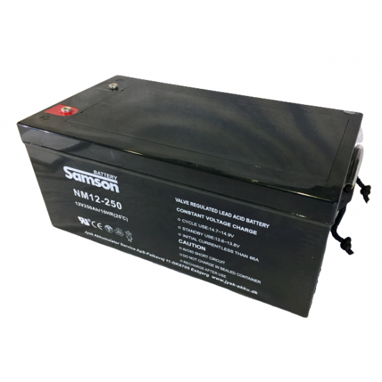 VNM12-250 SAMSON AGM BATTERI 12V 250 AH DEEP CYCLE