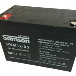 VNM12-95 SAMSON AGM BATTERI 12V 95 AH DEEP CYCLE