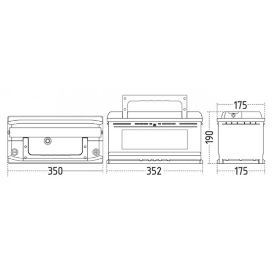 96007 Energy 100Ah 720A/EN