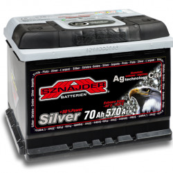 57025 Silver 70Ah 570A/EN